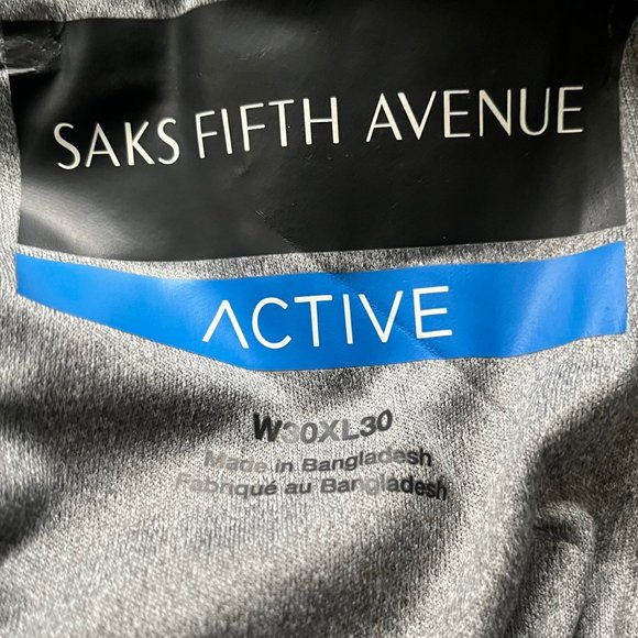 Saks Fifth Avenue Men's Active Gray Pants Size 30x30 - Picture 11 of 11